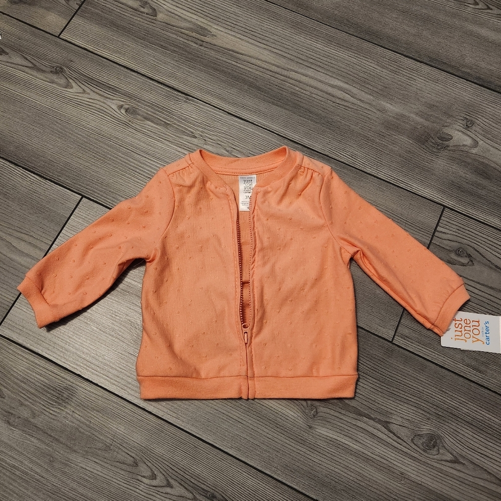 Just One You Made By Carter's Girls 3M Pink Zip Sweater/Sweatshirt